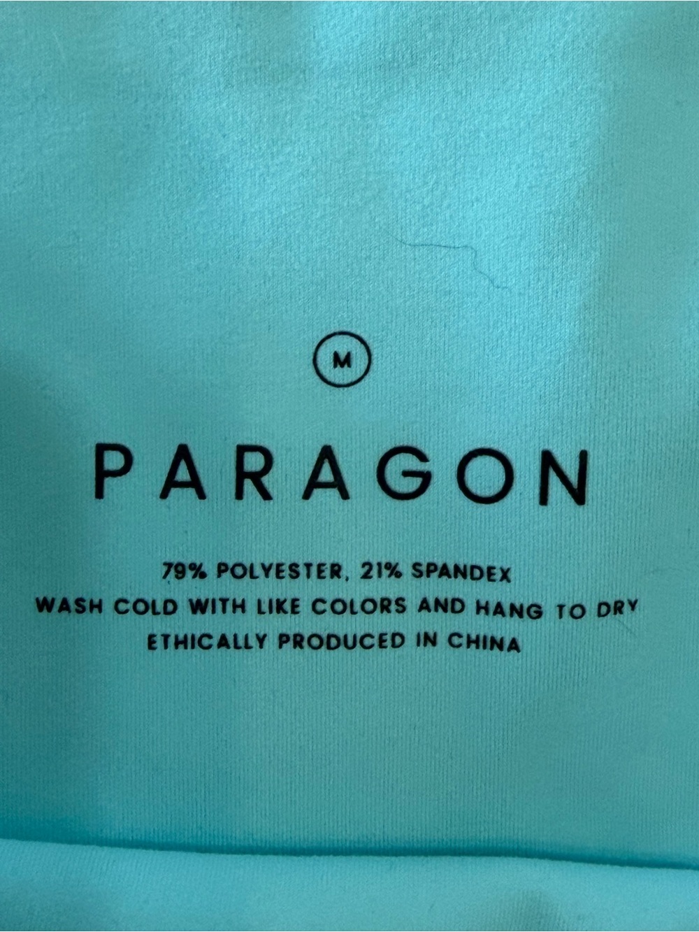 PARAGON Lightweight leggings in Aqua Blue